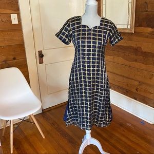 Navy blue Tunic Dress - Traditional